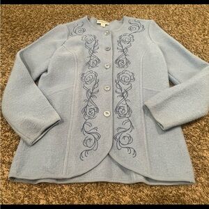 Pendleton vintage 100% Marino wool button-down sweater size medium